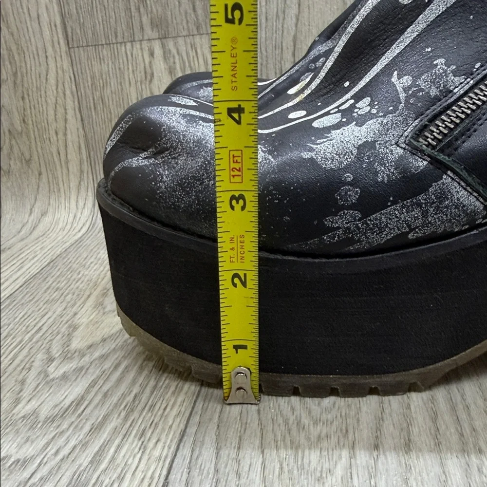 Sofia Black and White Platform Shoes